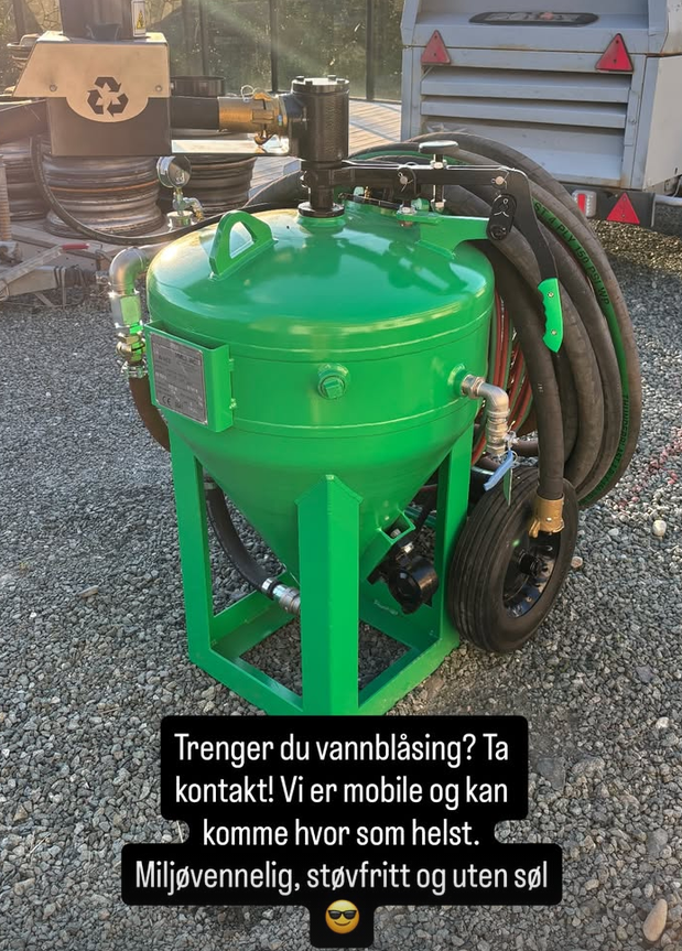 Transporterbar sandblåser